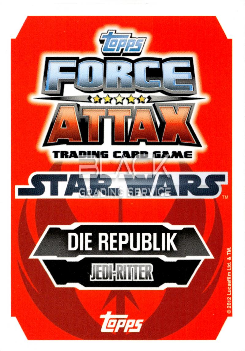 Back - Topps Force Attax Star Wars Series 3