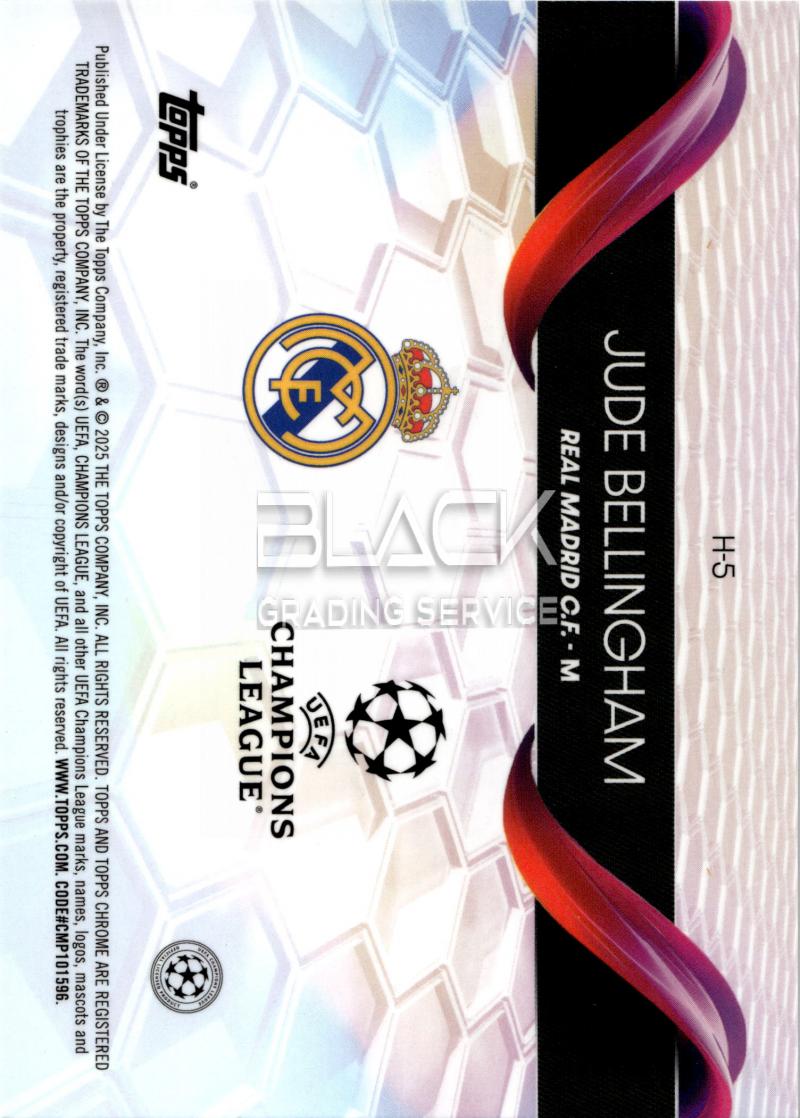 Back - Topps Chrome UEFA Club Competitions