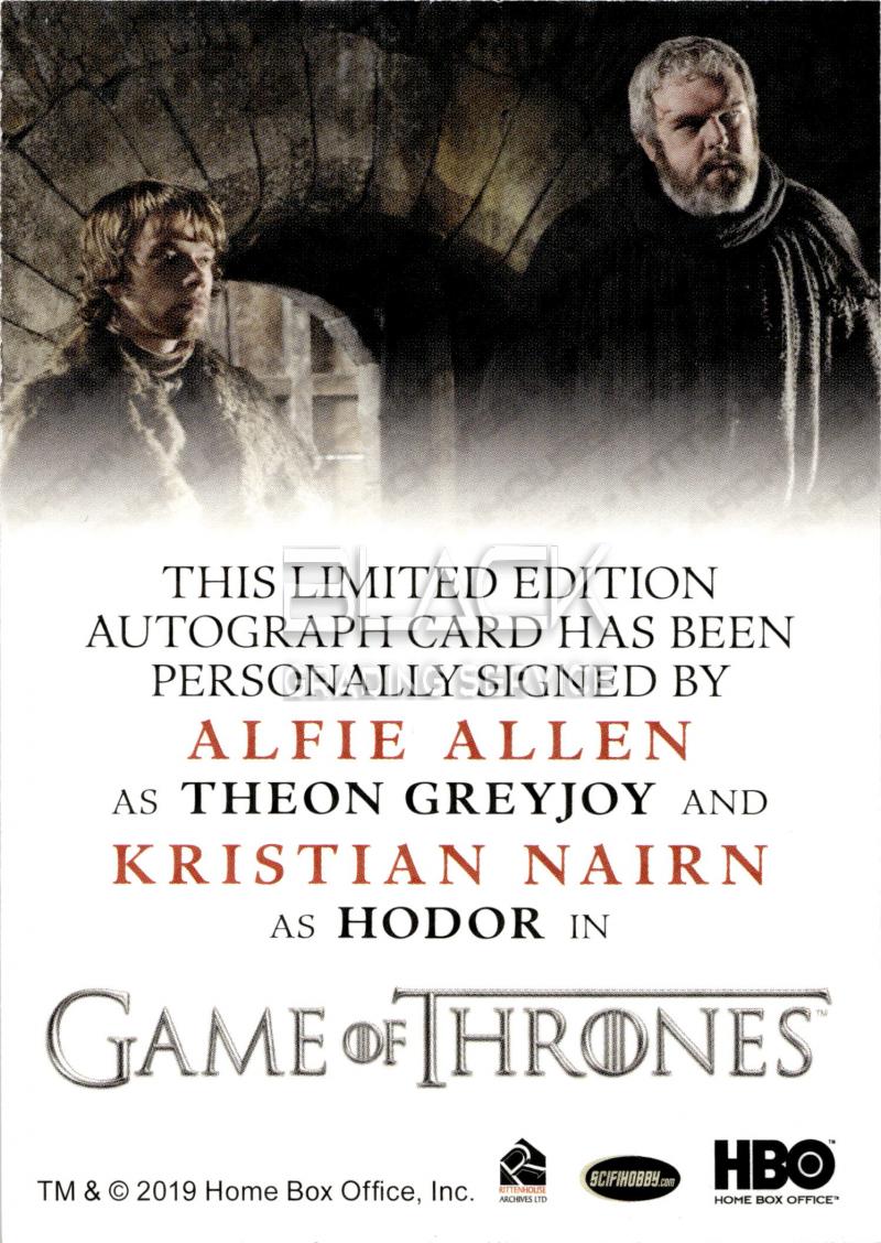 Back - Game of Thrones Iron Anniversary Series 2