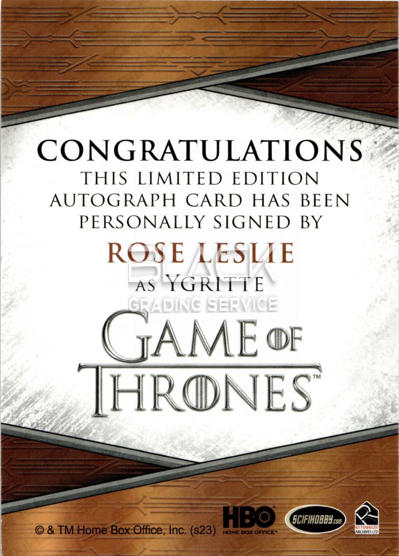 Back - Game of Thrones Legends of the Realm