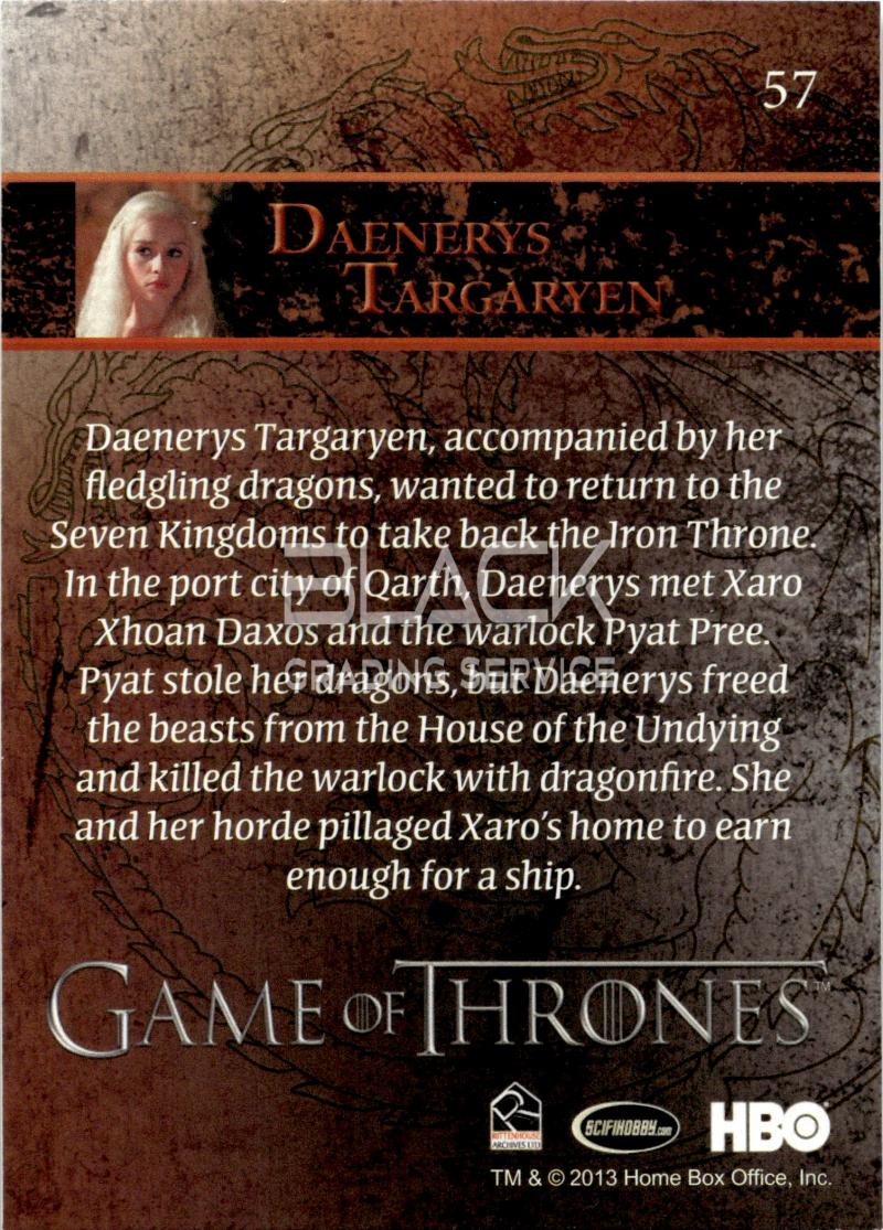 Back - Game of Thrones Season 2