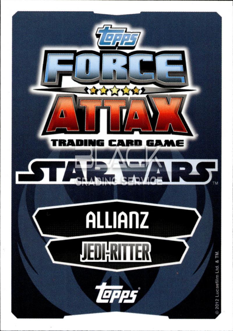 Back - Topps Force Attax Star Wars Movie Edition Series 1