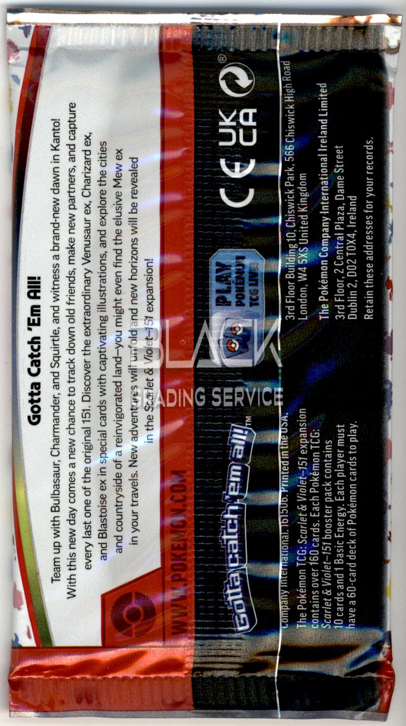 Back - Pokemon S&V EN Pokemon Card 151