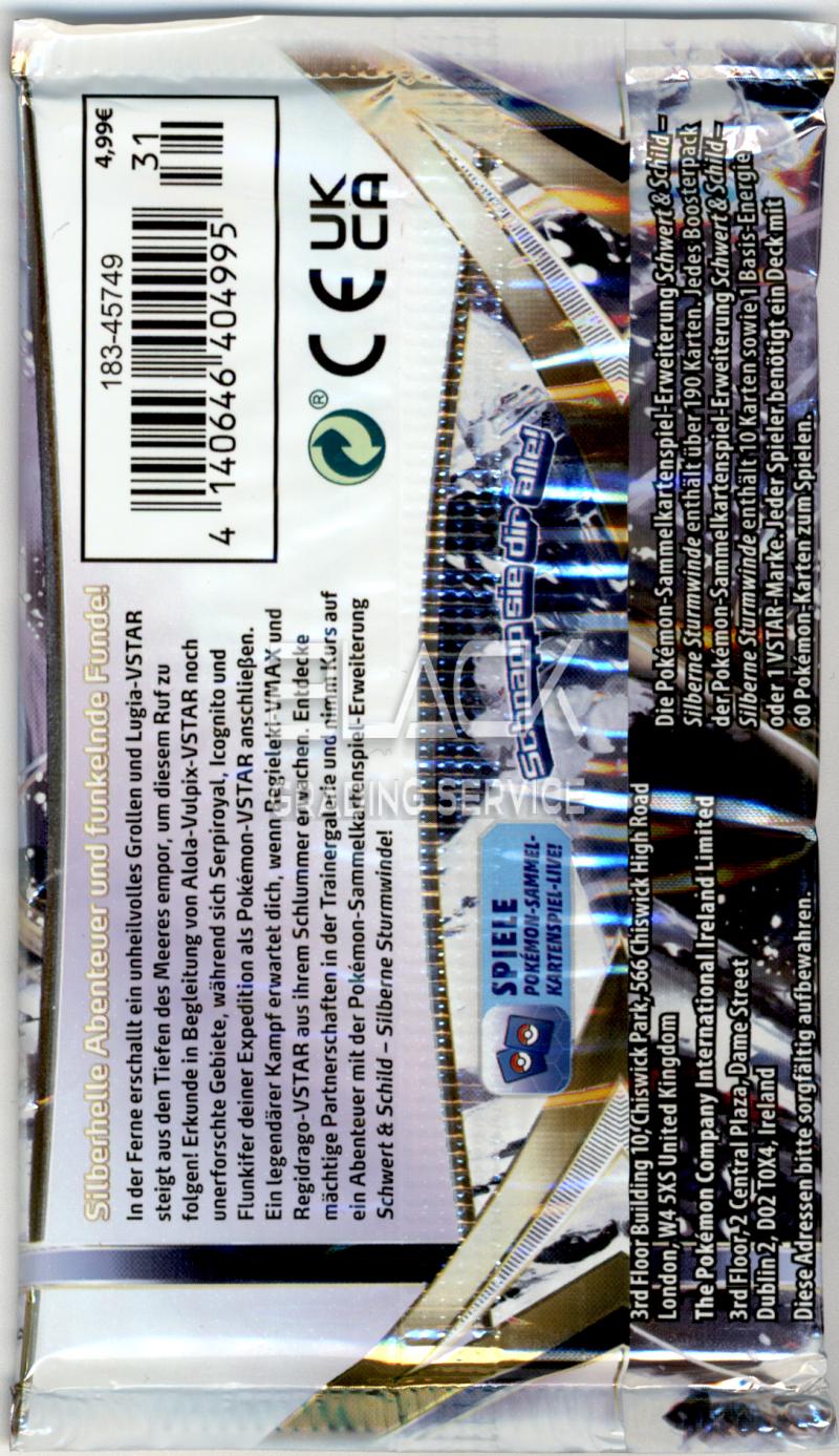 Back - Pokemon SWSH GER Silver Tempest