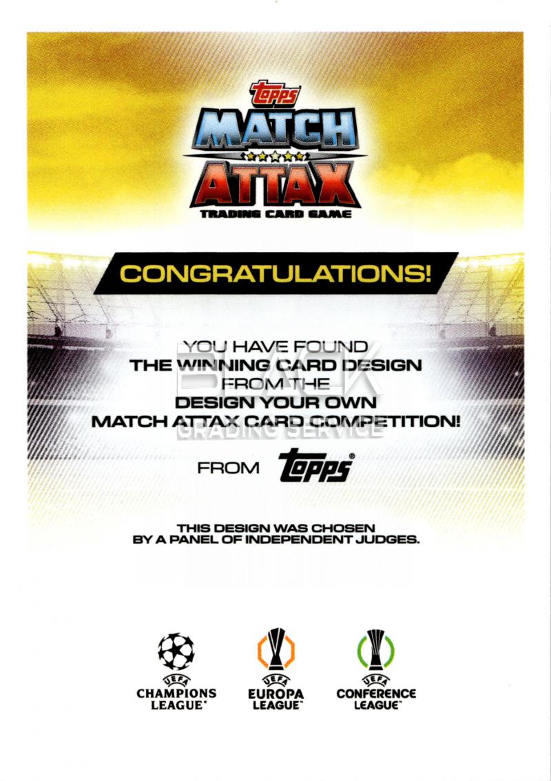 Back - Topps Match Attax UCC
