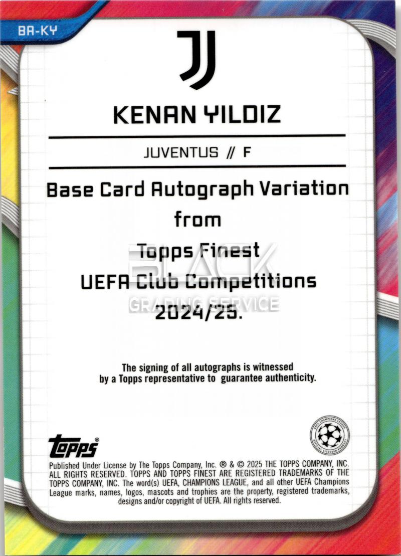 Back - Topps Finest UCC