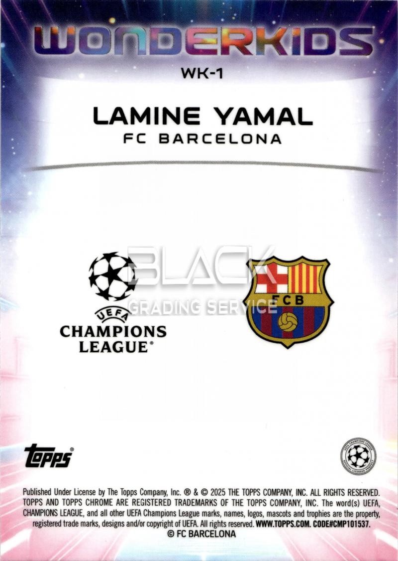 Back - Topps Chrome Uefa Club Competitions