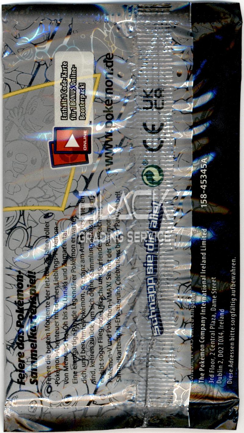 Back - Pokemon SWSH GERMAN CELEBRATIONS 25TH