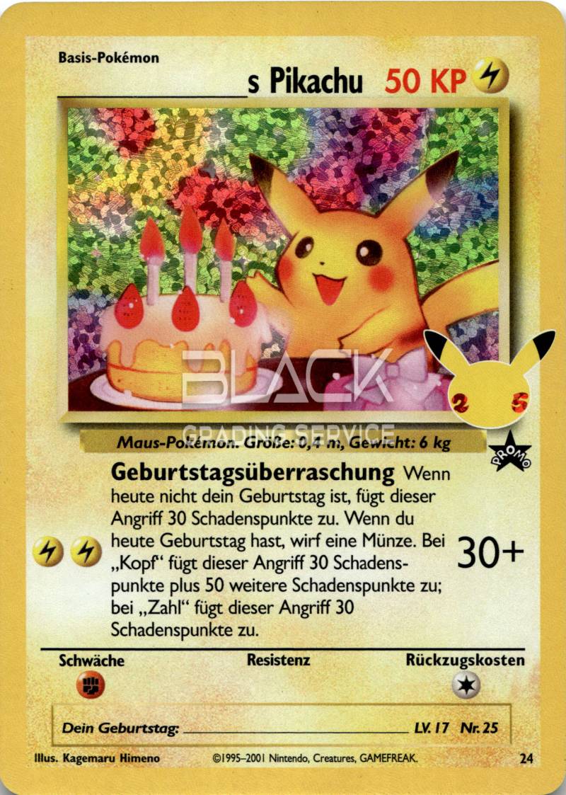 Pokemon SWSH GERMAN CELEBRATIONS 25TH
