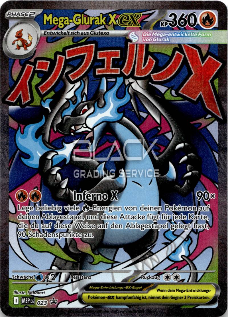 Pokemon MEG GER M Charizard X ex Ultra-Premium Coll.