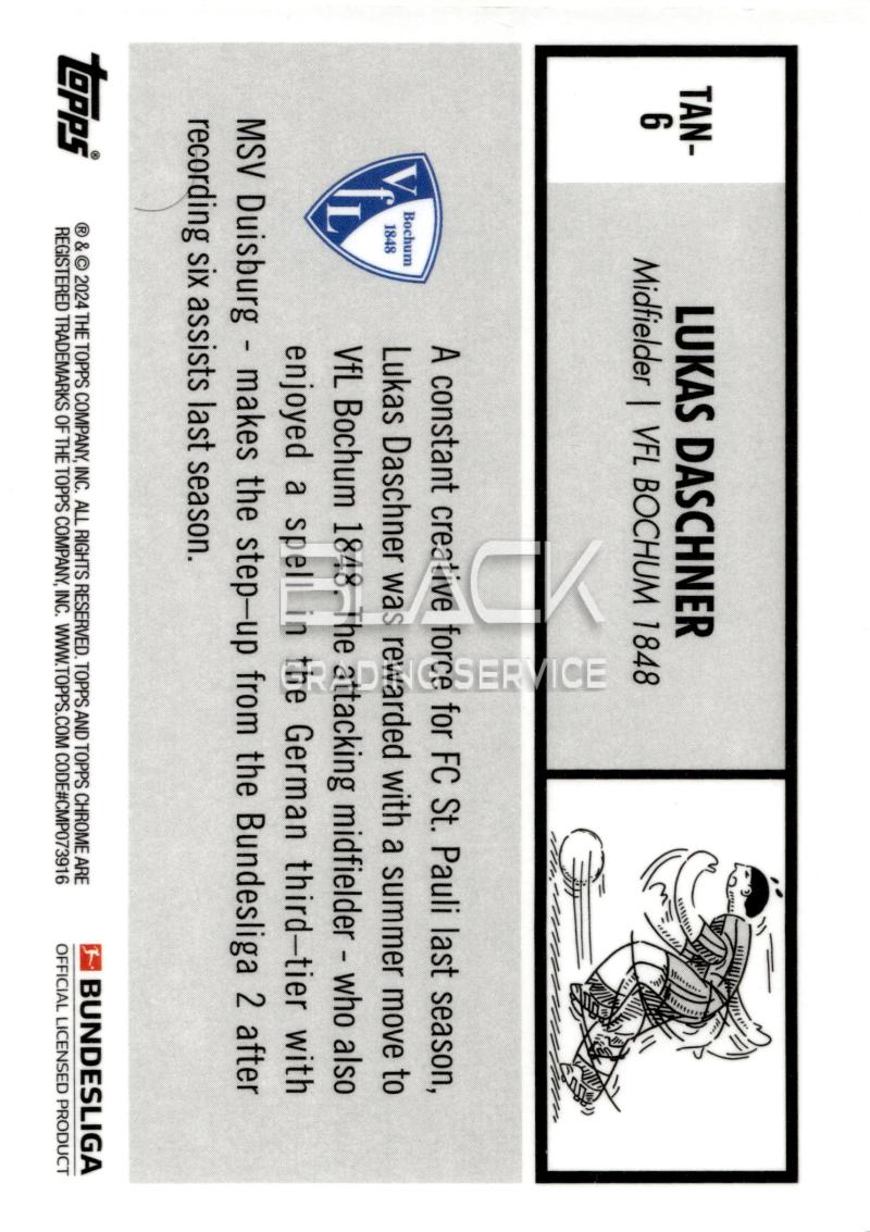 Back - Topps Chrome Bundesliga