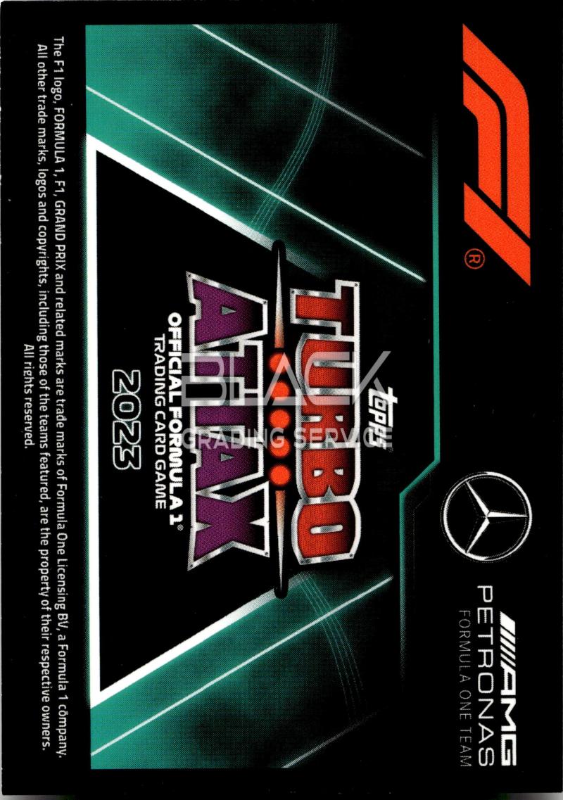 Back - Topps Turbo Attax Formula 1