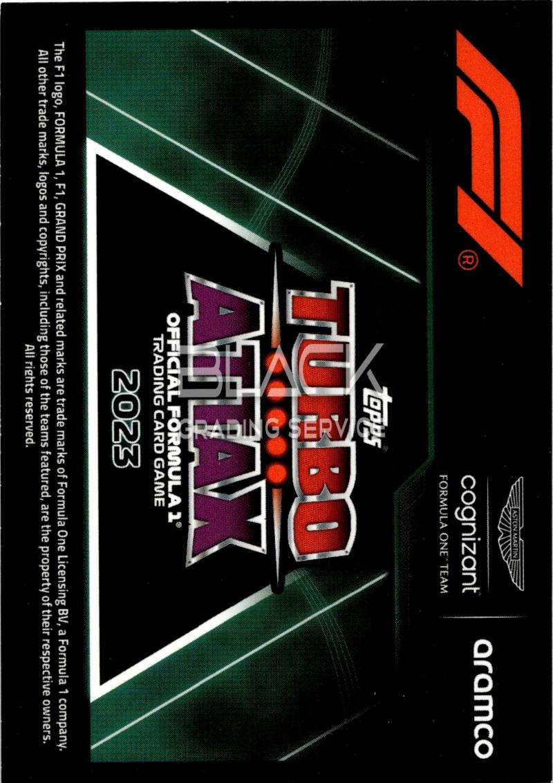 Back - Topps Turbo Attax Formula 1