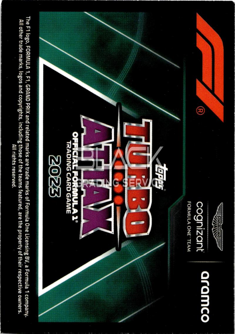 Back - Topps Turbo Attax Formula 1