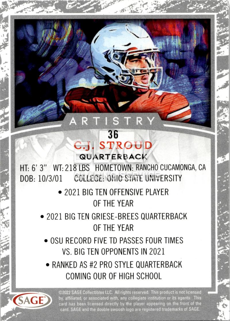 Back - SAGE High Series Football