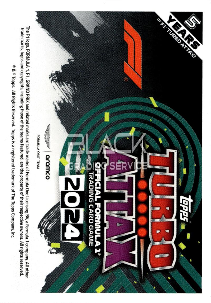 Back - Topps Turbo Attax Formula 1