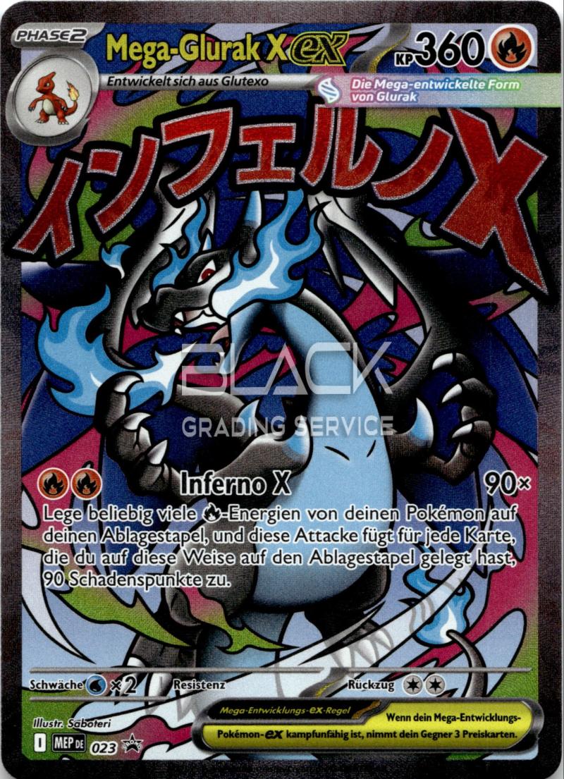 Pokemon MEG GER M Charizard X ex Ultra-Premium Collection