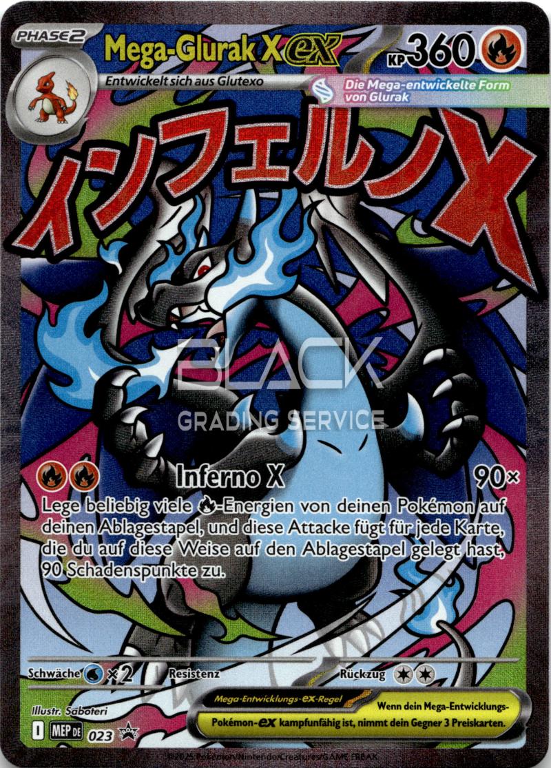 Pokemon MEG GER M Charizard X ex Ultra-Premium Collection