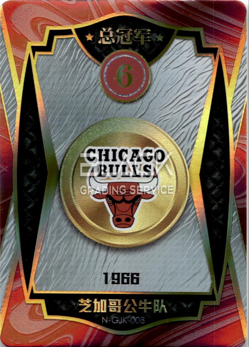 Chicago Bulls Team History Card - 6x NBA Champions