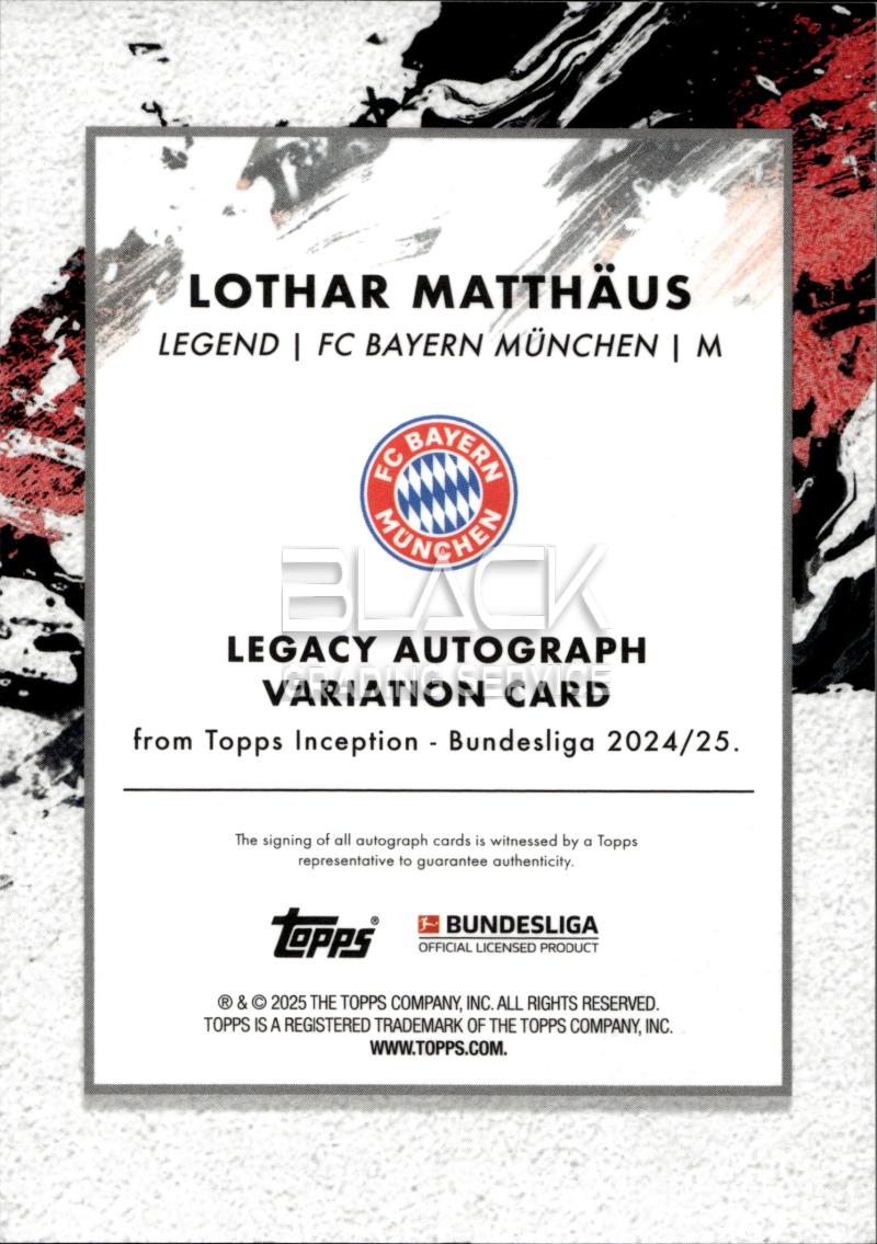 Back - Topps Inception Bundesliga