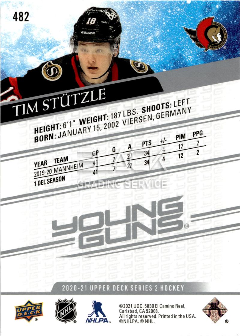 Back - Upper Deck Series 2 Hockey