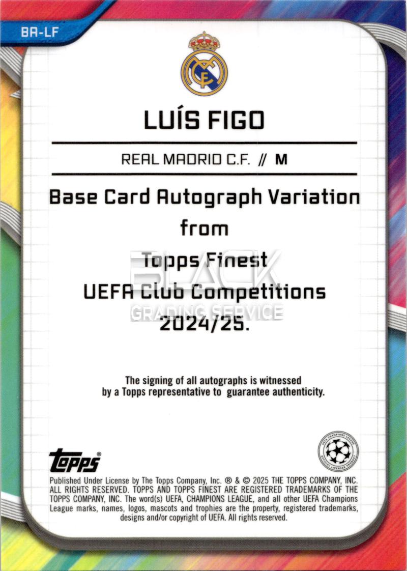 Back - Topps Finest UCC