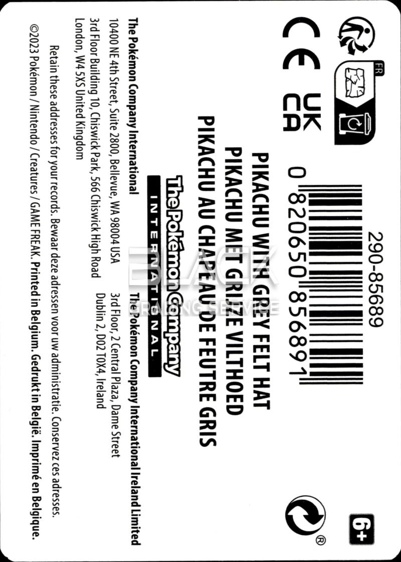 Back - Pokemon S&V EN 1853-1890 Self-Portrait with Grey Felt Hat