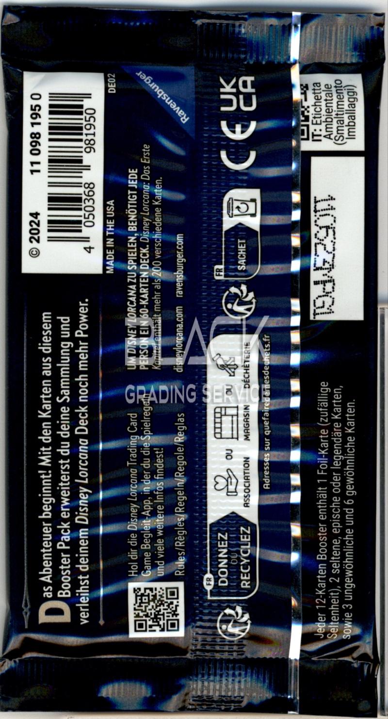 Back - Ravensburger GER Disney Lorcana The First Chapter