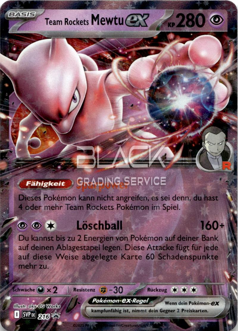 pokemon S&V GER Team Rocket's Mewtwo ex BOX