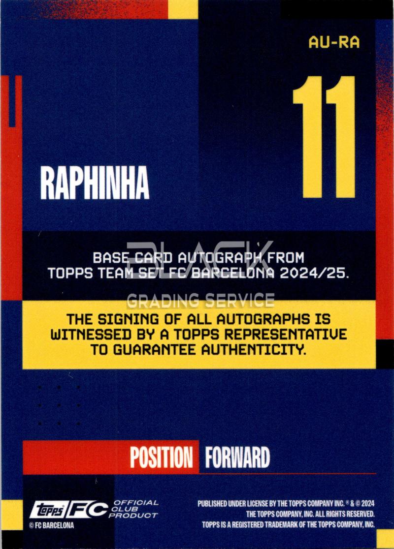 Back - Topps FC Barcelona Team Set