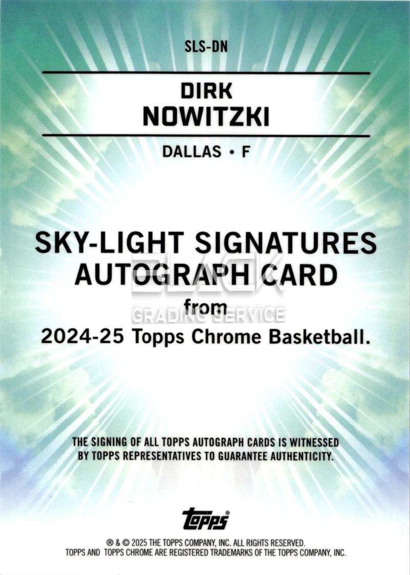 Back - Topps Chrome 