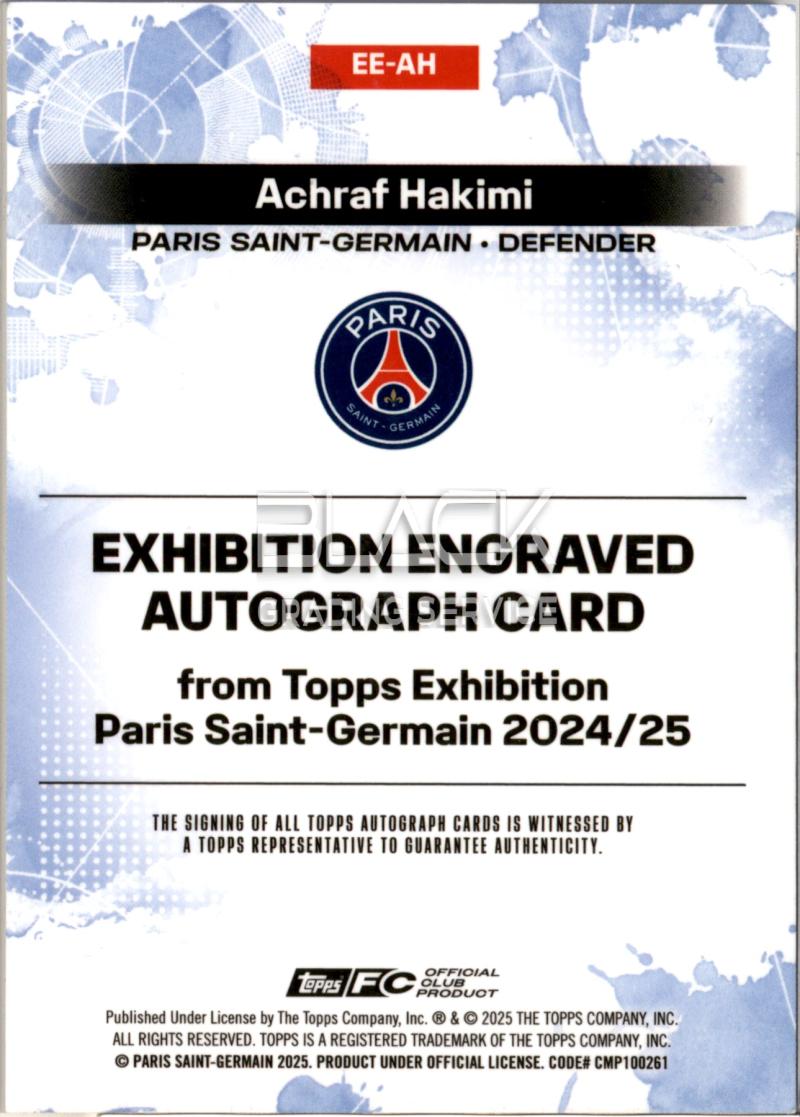 Back - Topps Paris Saint-Germain