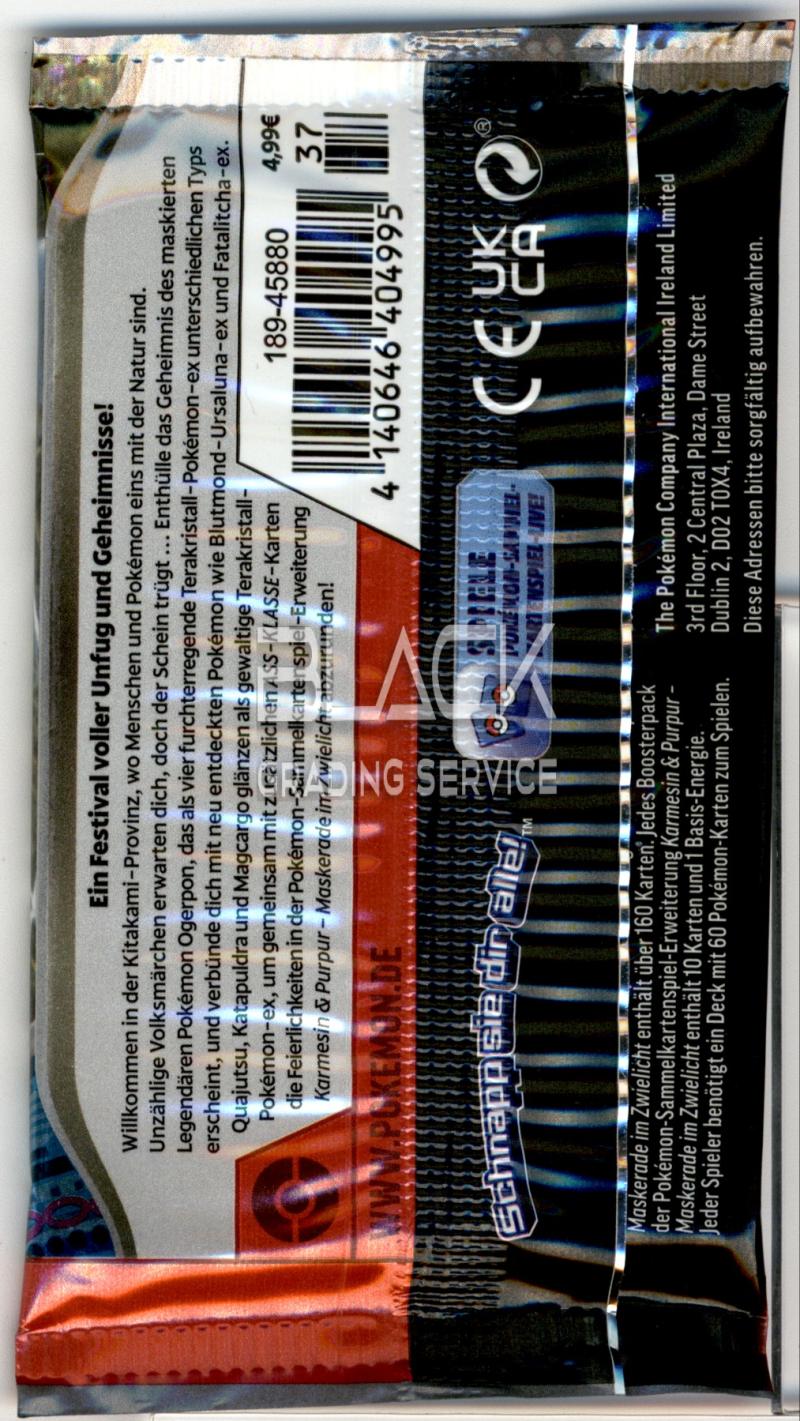 Back - Pokemon S&V GER TWILIGHT MASQUERADE
