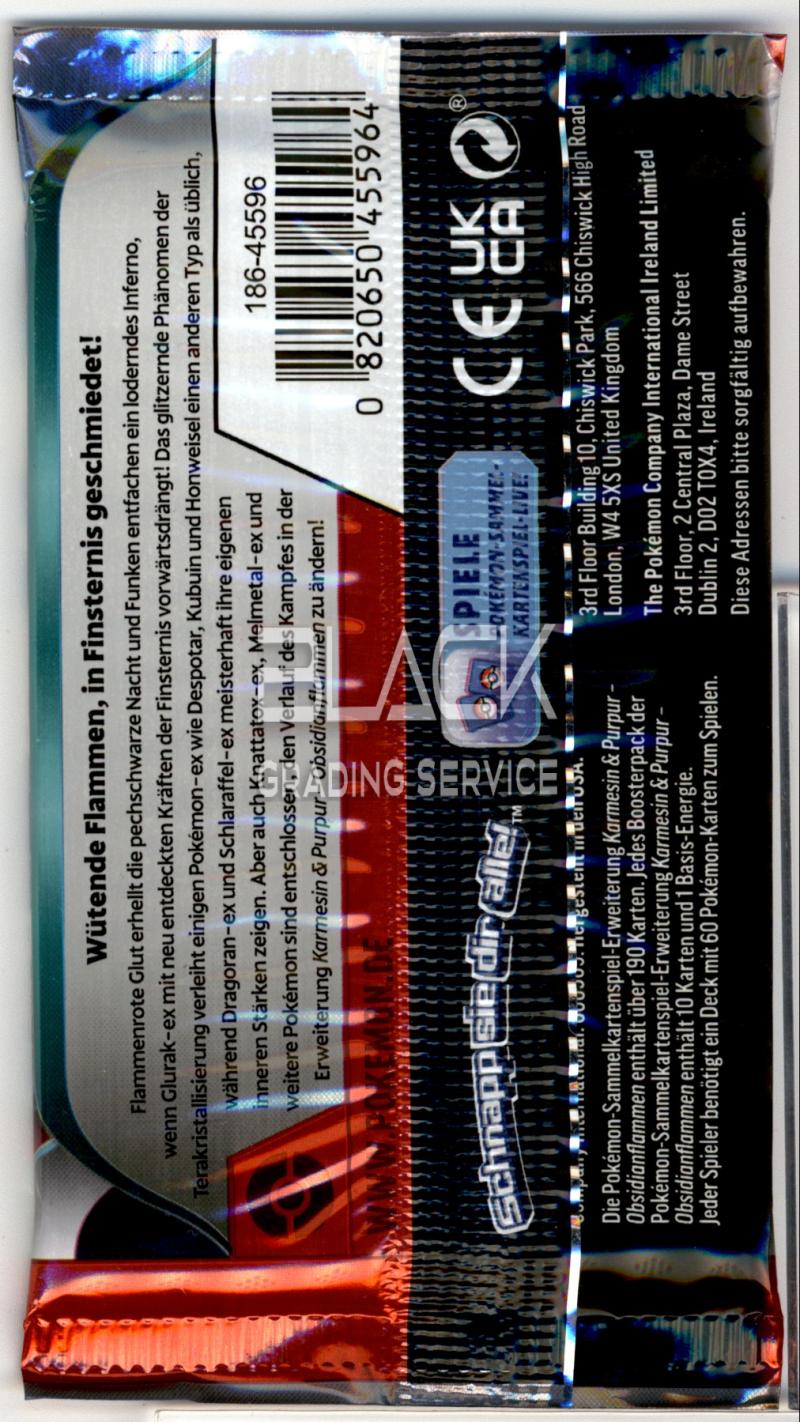 Back - Pokemon S&V GER Obsidian Flames