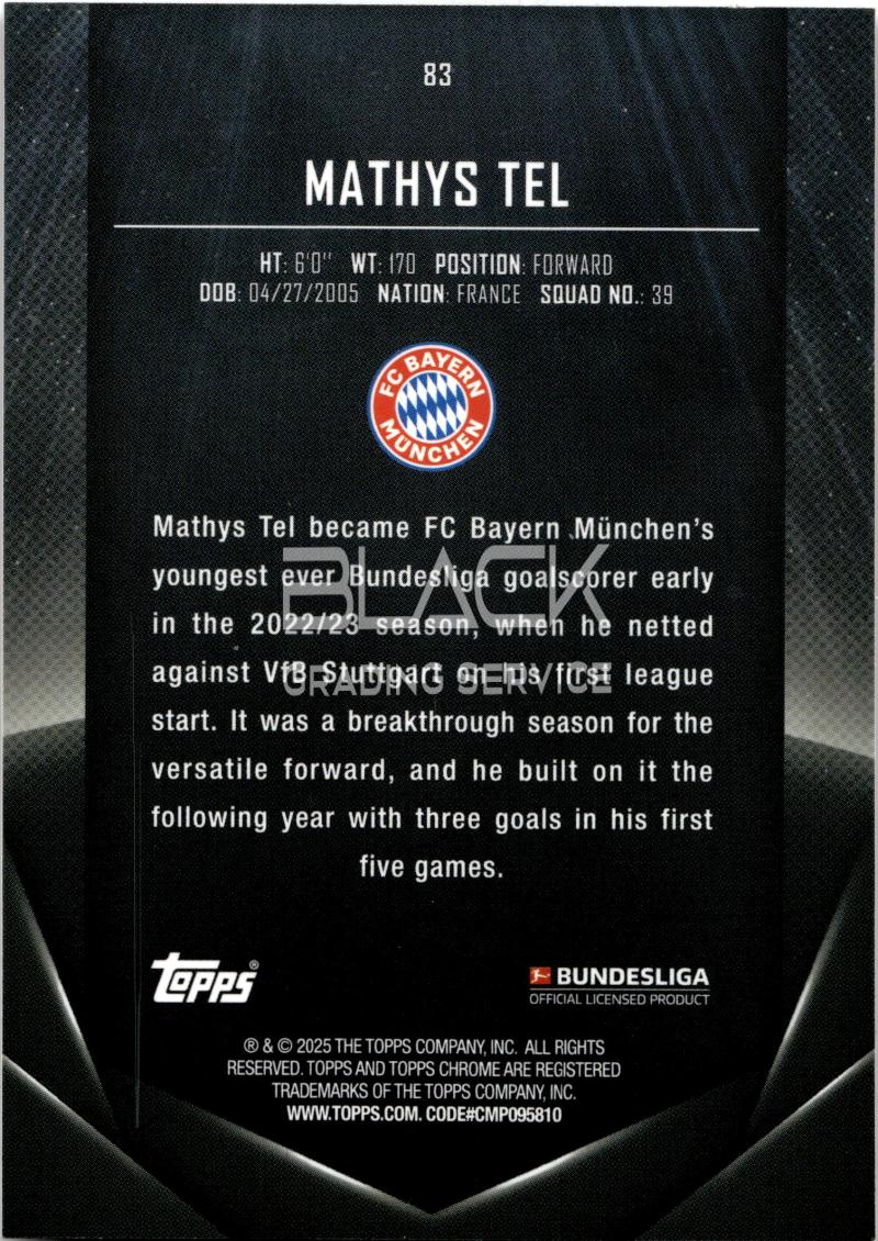 Back - Topps Midnight Bundesliga