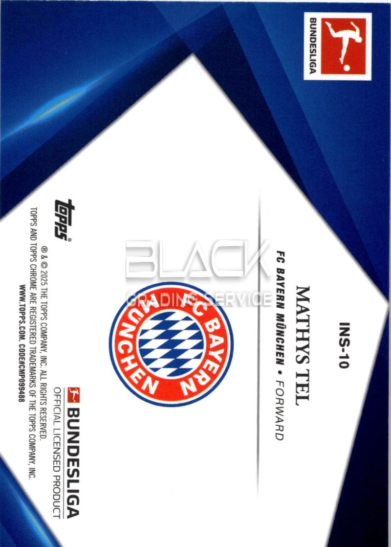Back - Topps Chrome Saphire Bundesliga