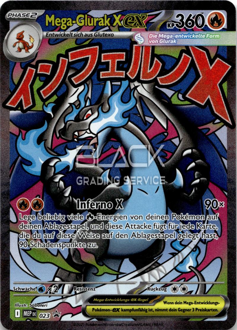 Pokemon MEG GER M Charizard X ex Ultra-Premium Collection