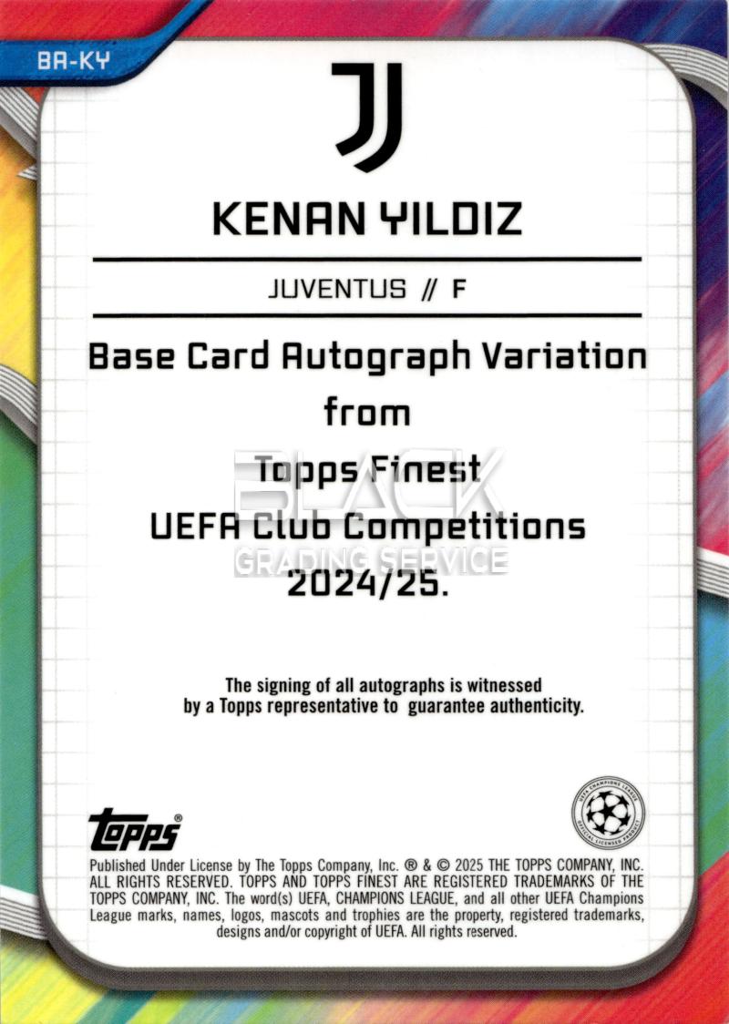 Back - Topps Finest UCC