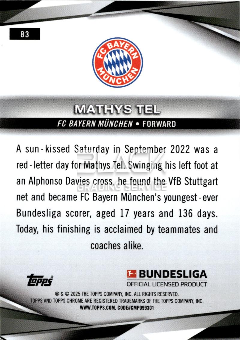 Back - Topps Chrome Bundesliga