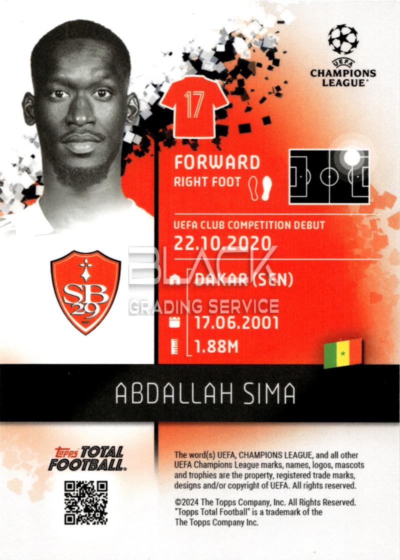 Back - Topps Total Football