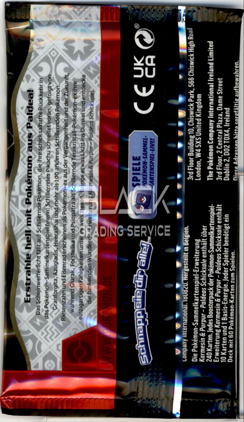 Back - Pokemon S&V GER Paldean Fates