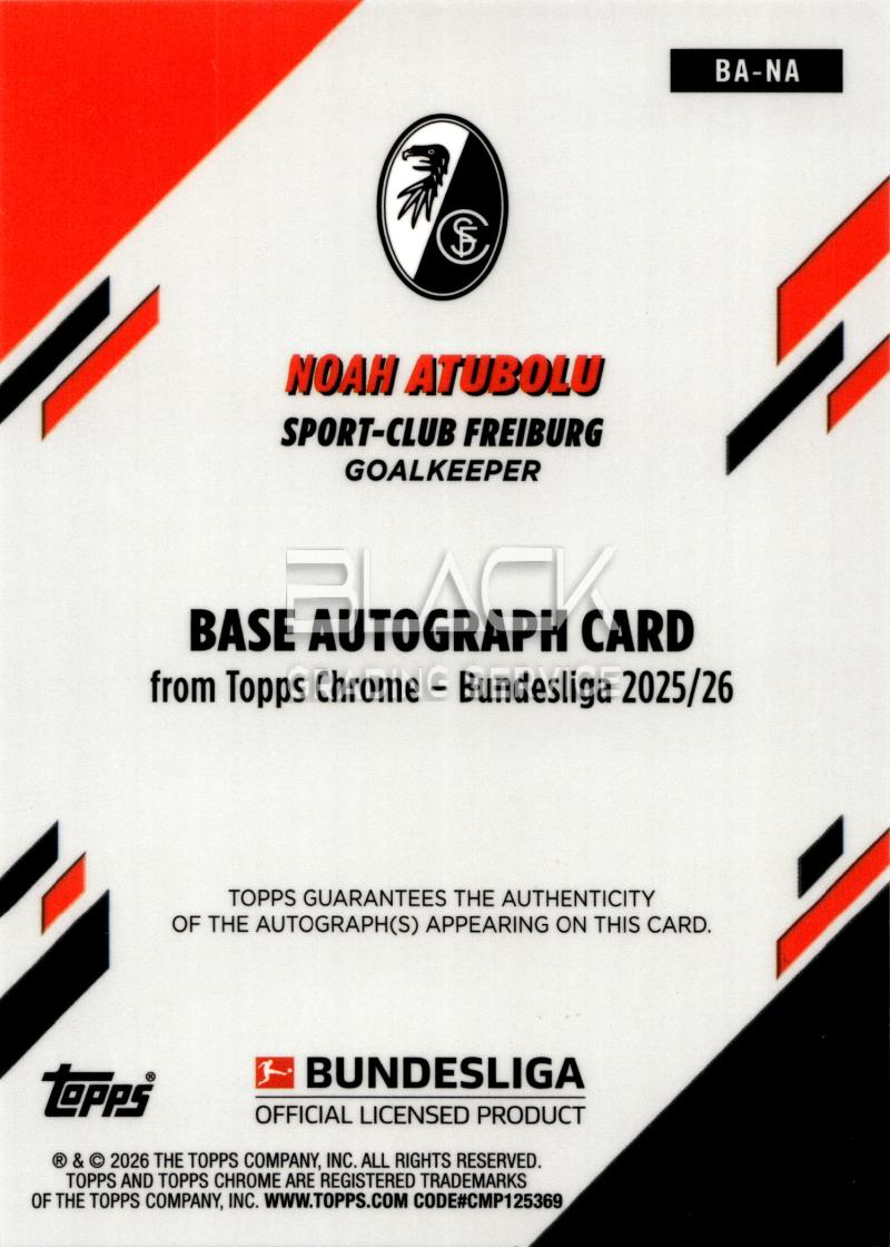Back - Topps Chrome Bundesliga