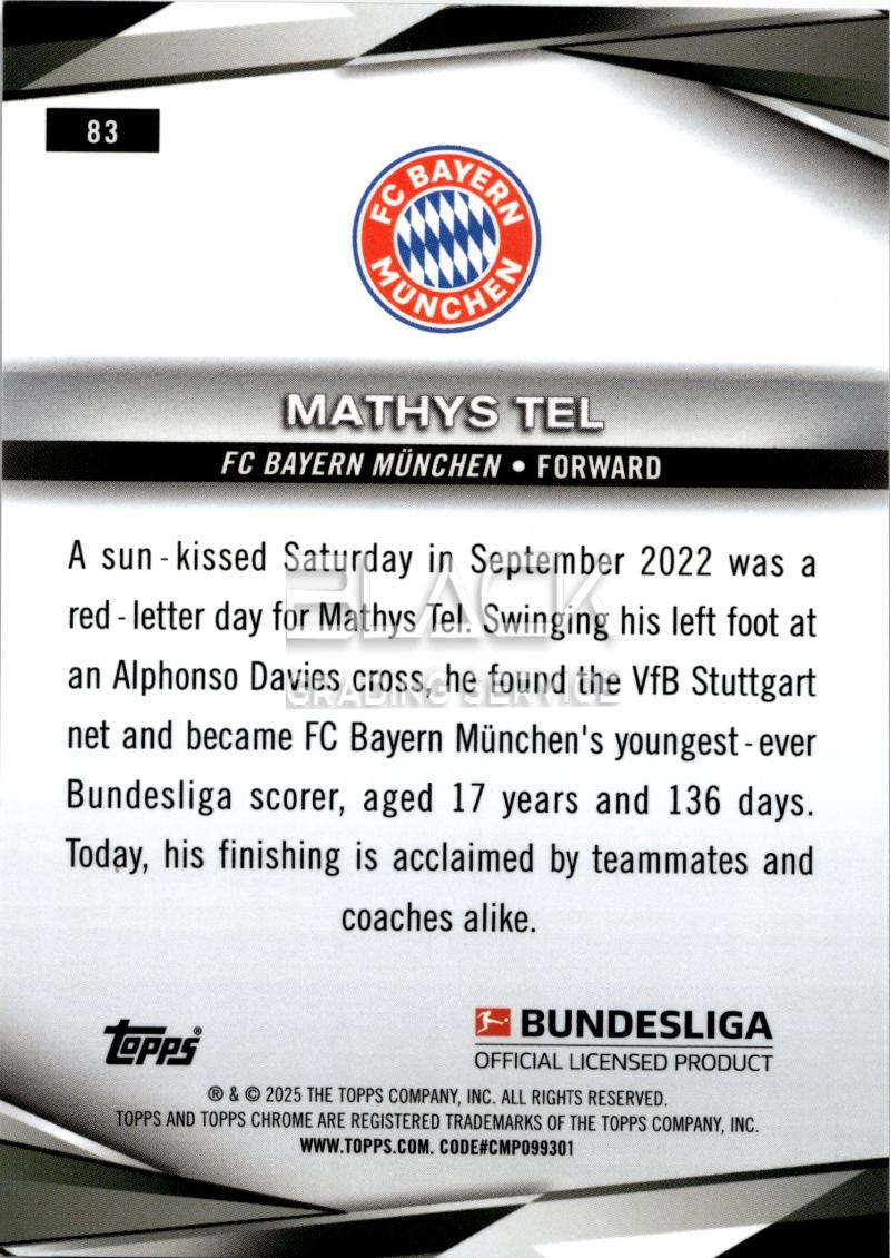 Back - Topps Chrome Bundesliga
