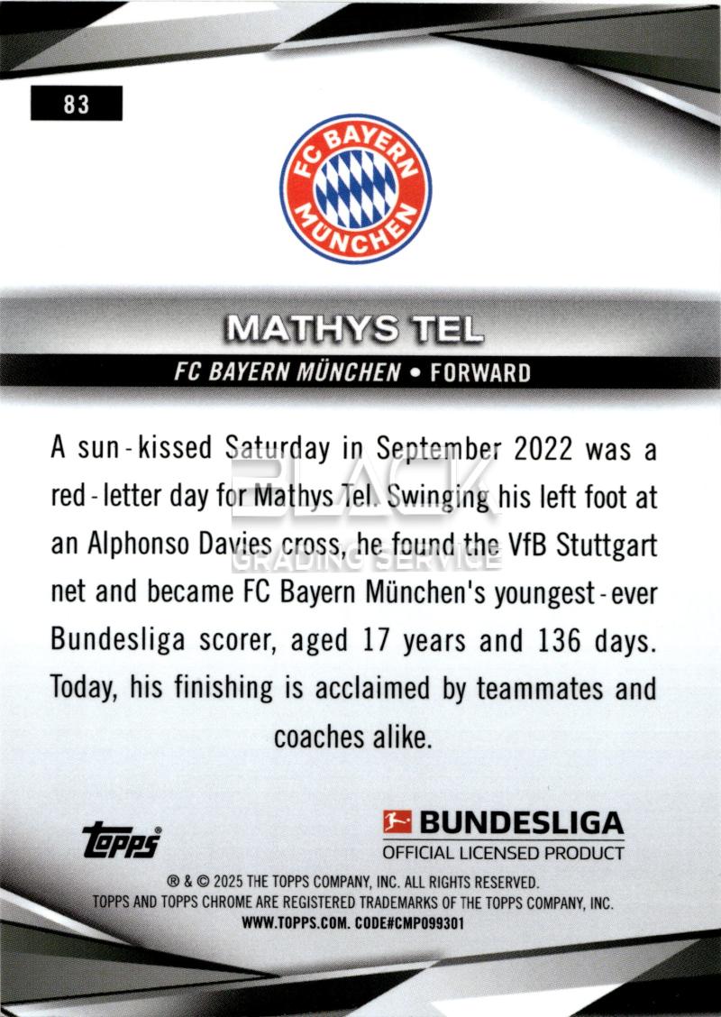 Back - Topps Chrome Bundesliga