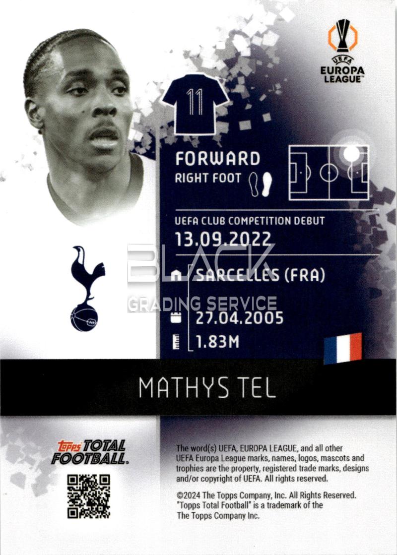 Back - Topps Total Football