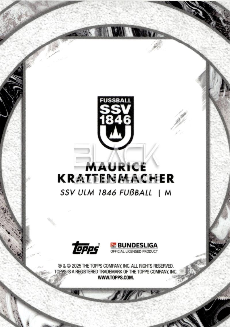 Rückseite – Topps Inception Bundesliga
