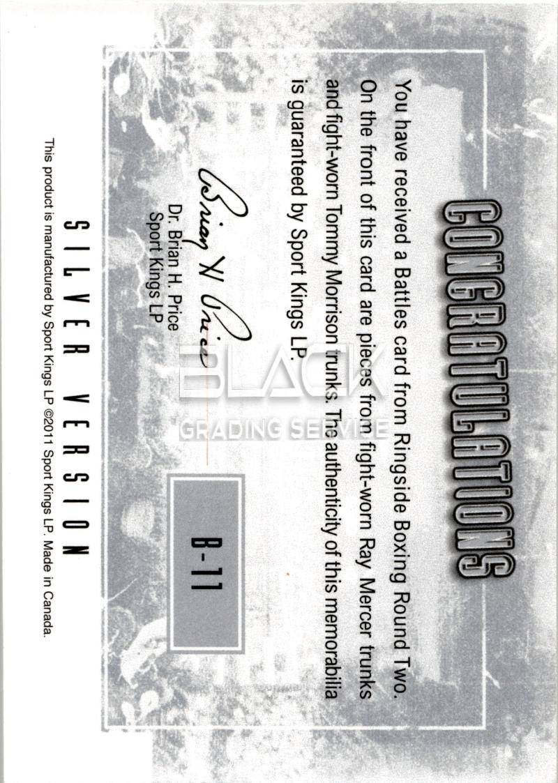 Back - Sport Kings LP Ringside Boxing