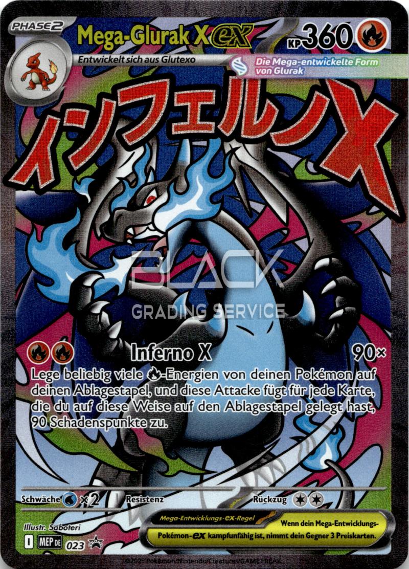 Pokemon MEG GER M Charizard X ex Ultra-Premium Collection