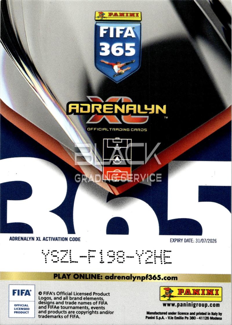 Back - Panini Adrenalyn Fifa World Cup 2026